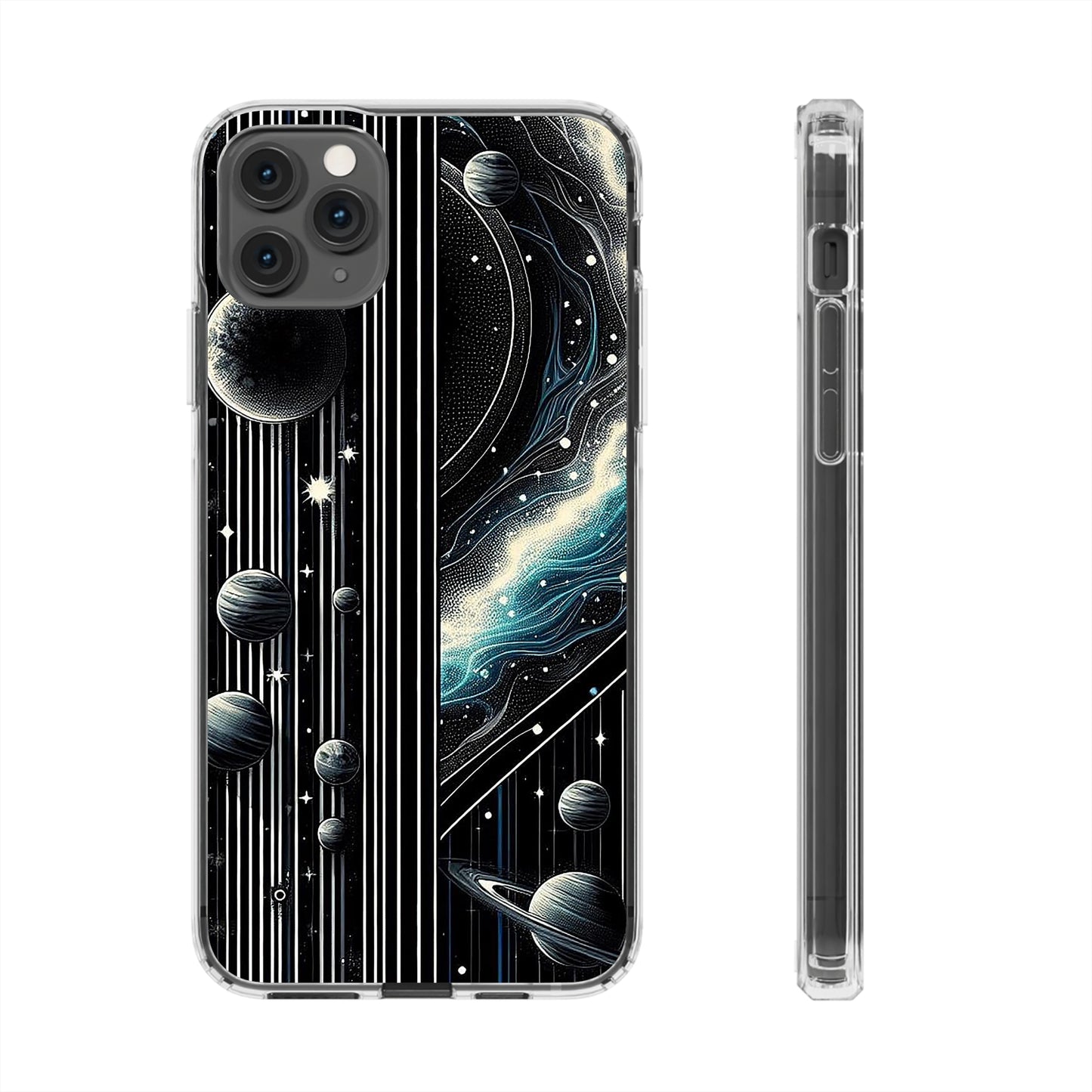 Galactic Pinstripe | Clear Cases