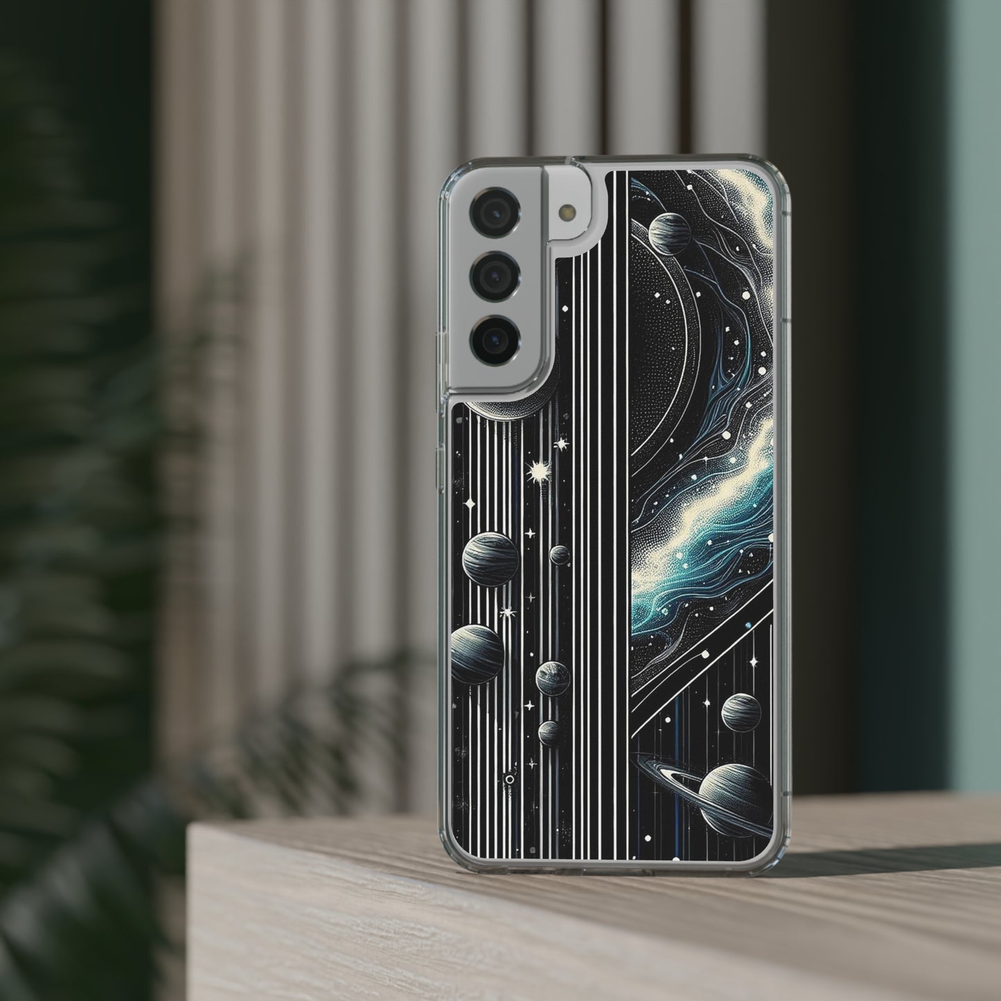 Galactic Pinstripe | Clear Cases