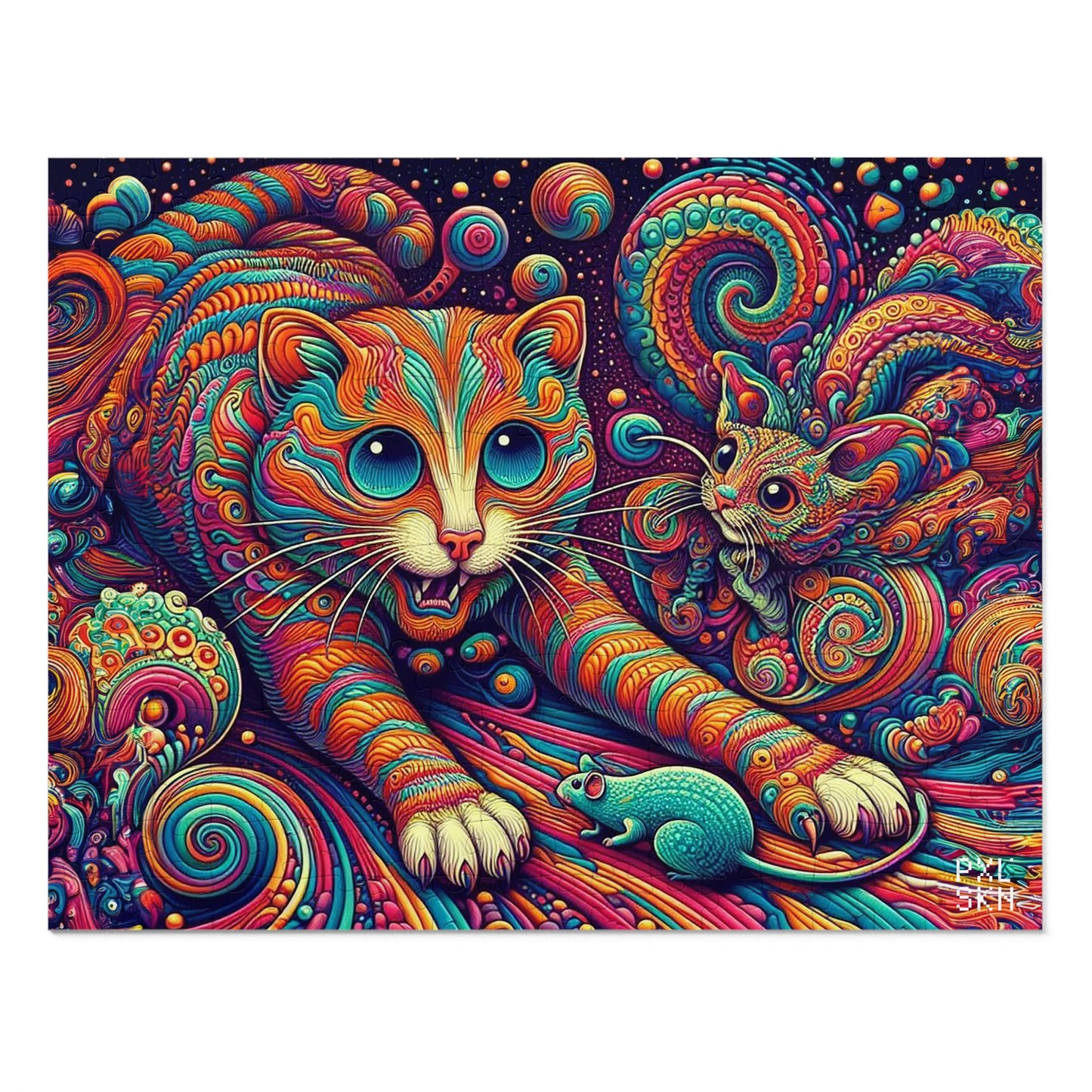 Acid Cat | Jigsaw Puzzle (30, 110, 252, 500,1000-Piece)