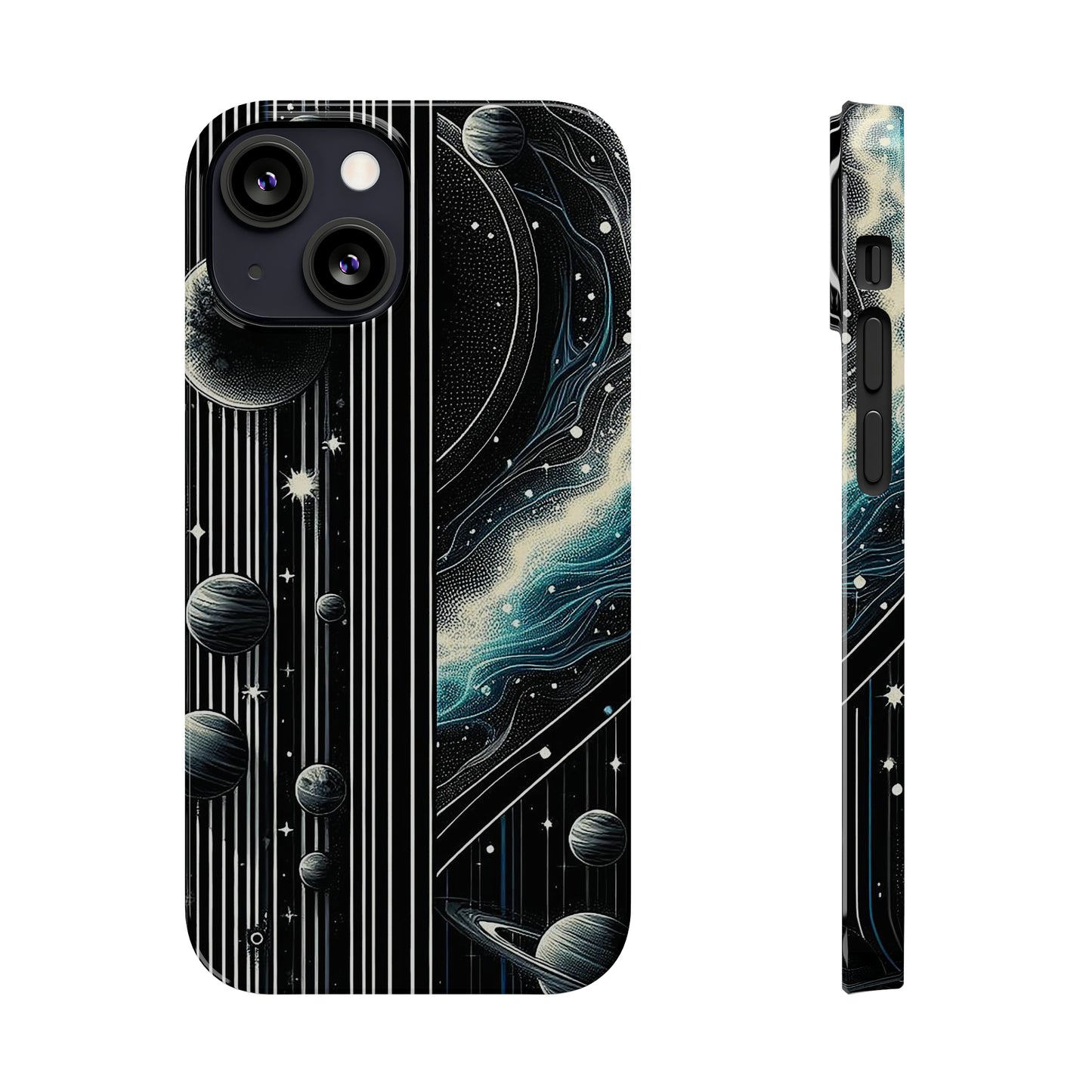 Galactic Pinstripe | Slim Phone Cases