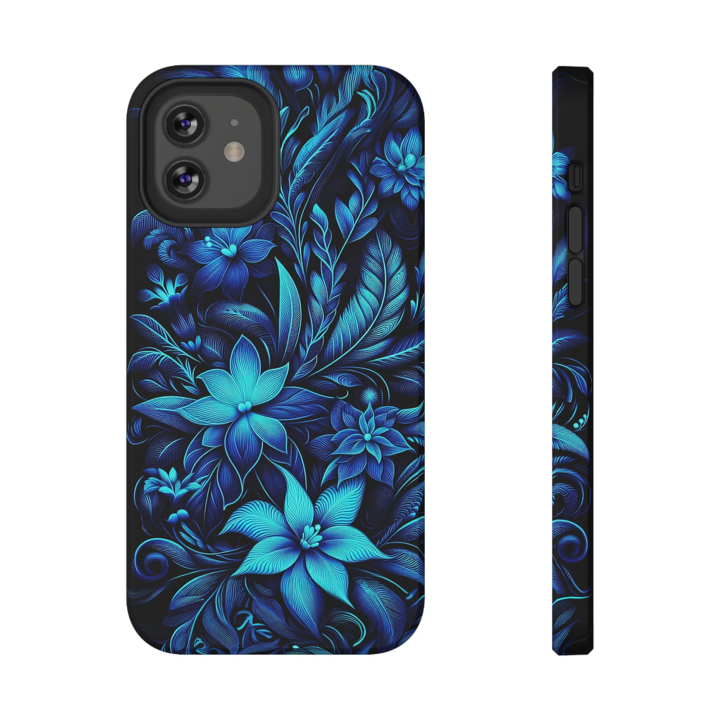 Botanical Blues | Impact-Resistant Cases