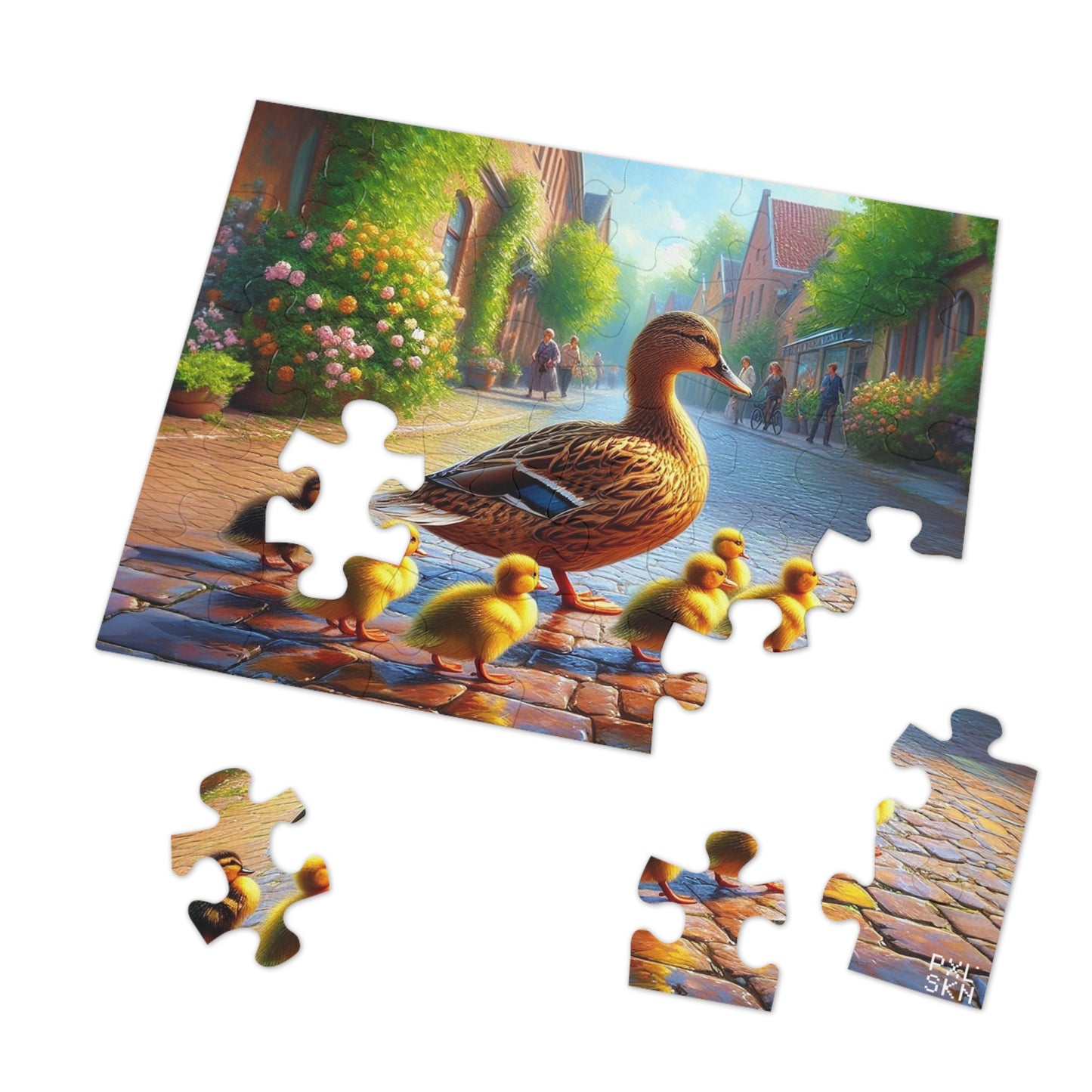 Duck Crossing | Jigsaw Puzzle (30, 110, 252, 500,1000-Piece)
