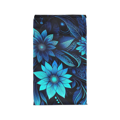 Floral Indigo | Polyester Lunch Bag