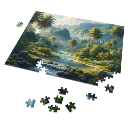 Trickling Falls | Jigsaw Puzzle (30, 110, 252, 500,1000-Piece)