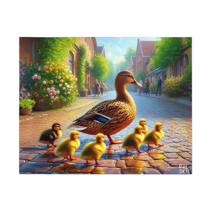 Duck Crossing | Jigsaw Puzzle (30, 110, 252, 500,1000-Piece)