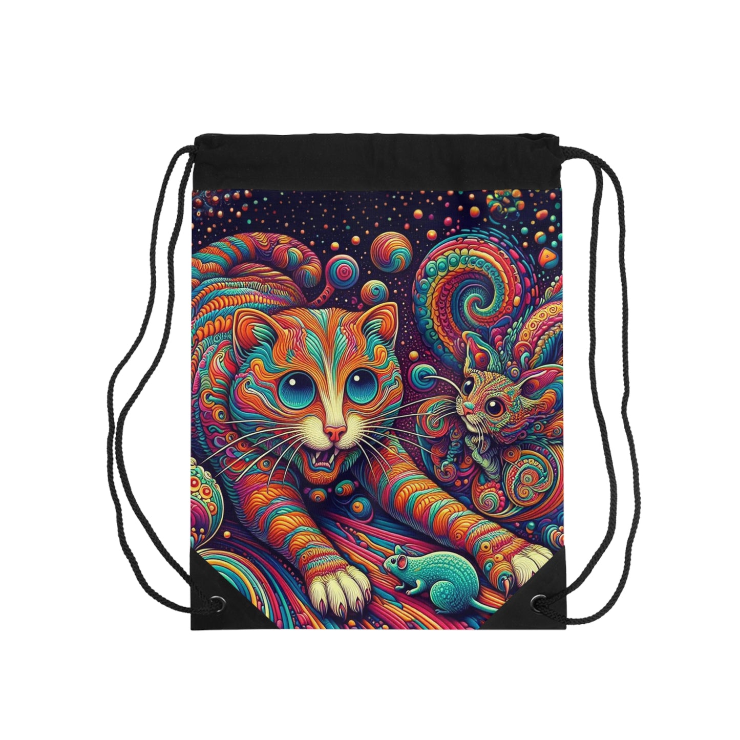 Acid Cat | Drawstring Bag