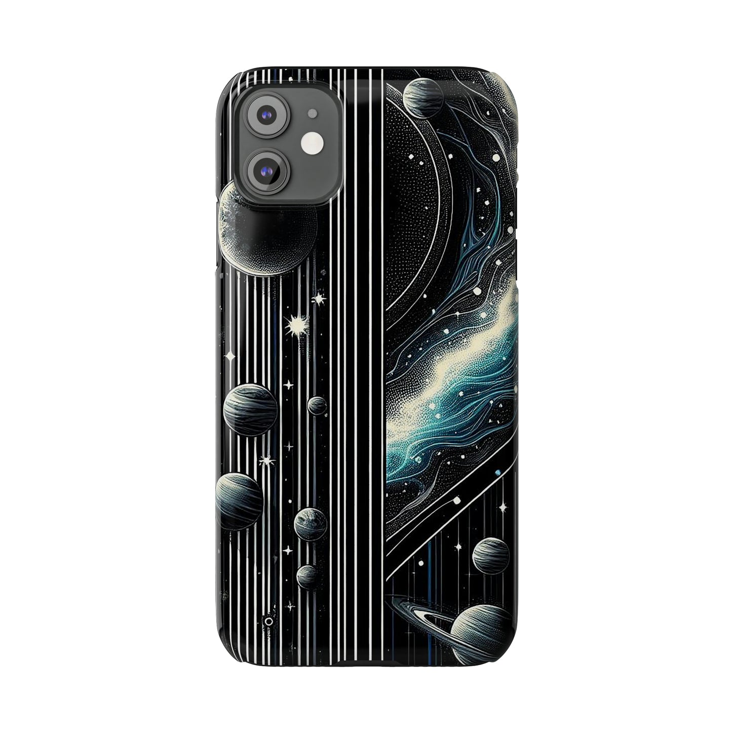 Galactic Pinstripe | Slim Phone Cases