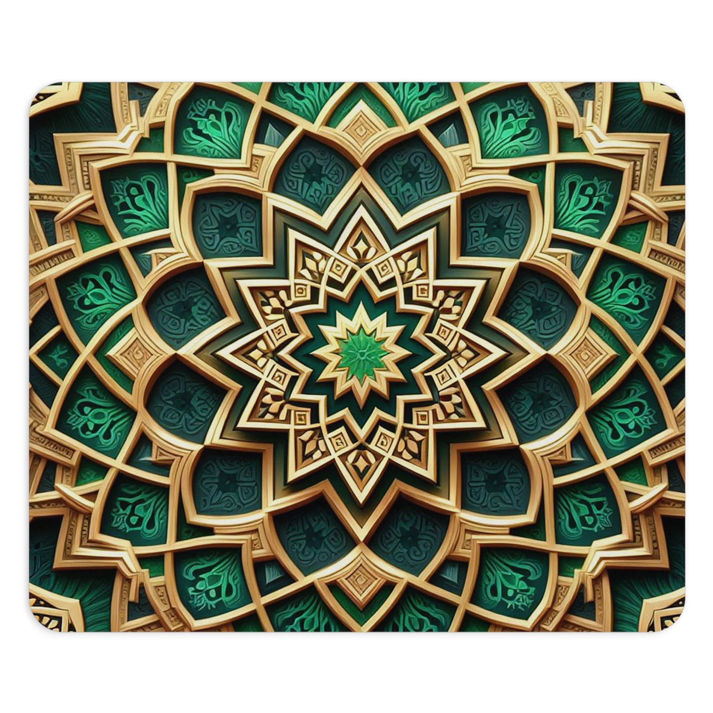 Emerald Lotus | Mouse Pad