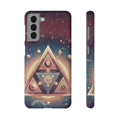 Divine Triangle | Phone Case With Card Holder