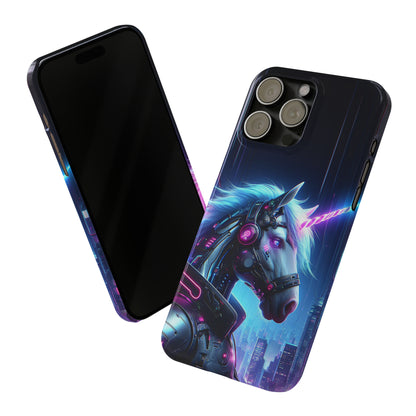 Neon Unicorn | Slim Phone Cases