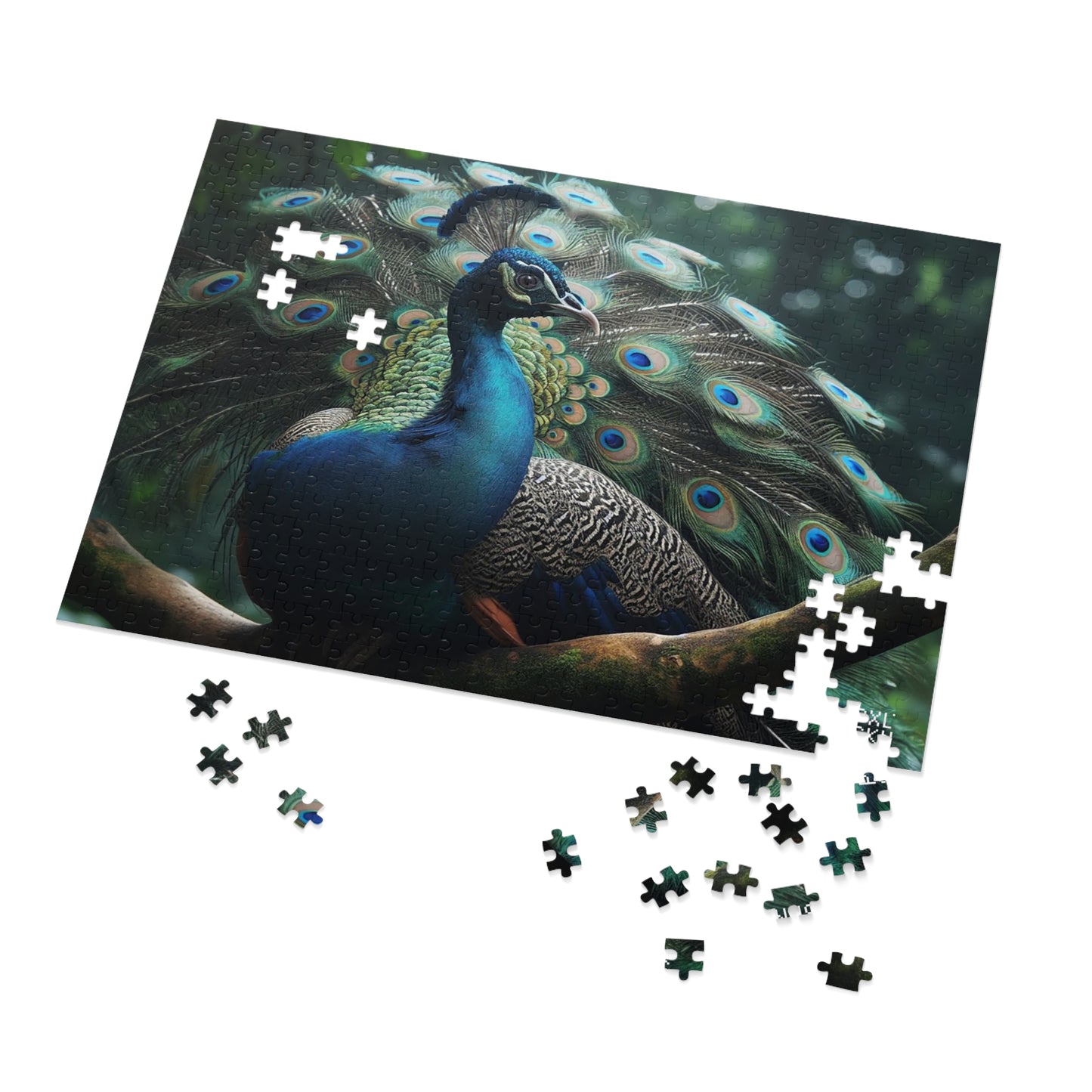 Peacock#1 | Jigsaw Puzzle (30, 110, 252, 500,1000-Piece)