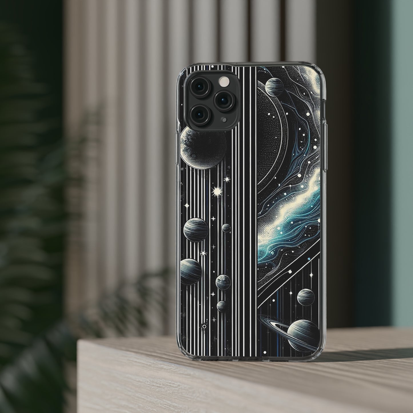 Galactic Pinstripe | Clear Cases