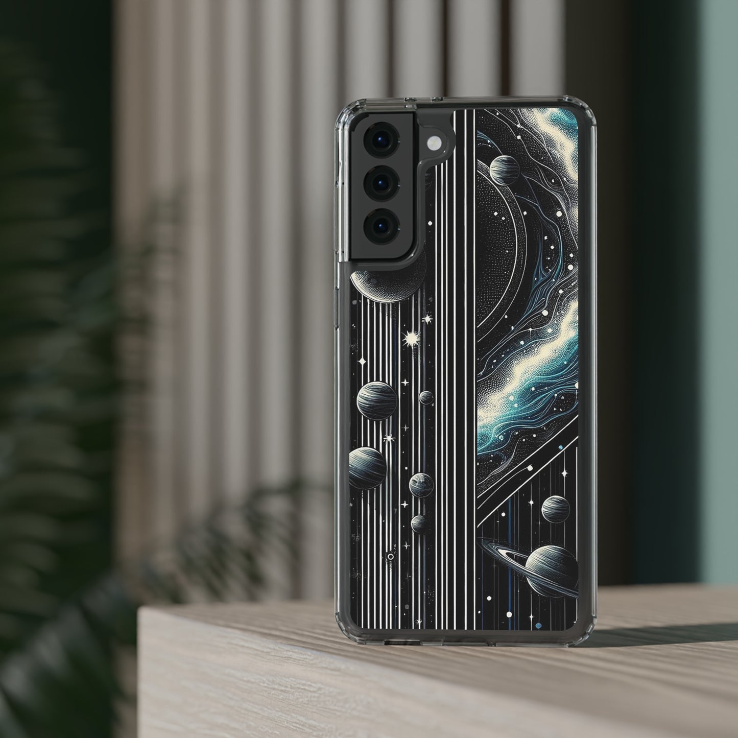 Galactic Pinstripe | Clear Cases