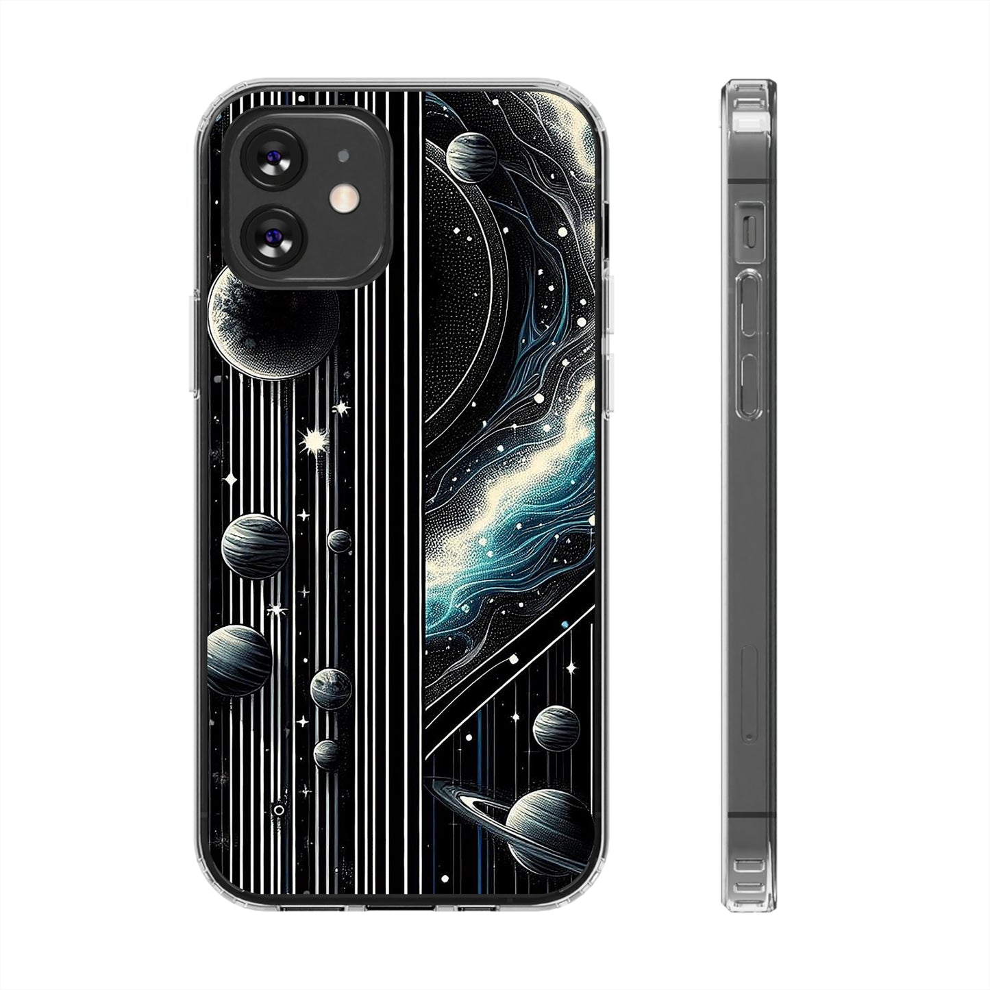 Galactic Pinstripe | Clear Cases