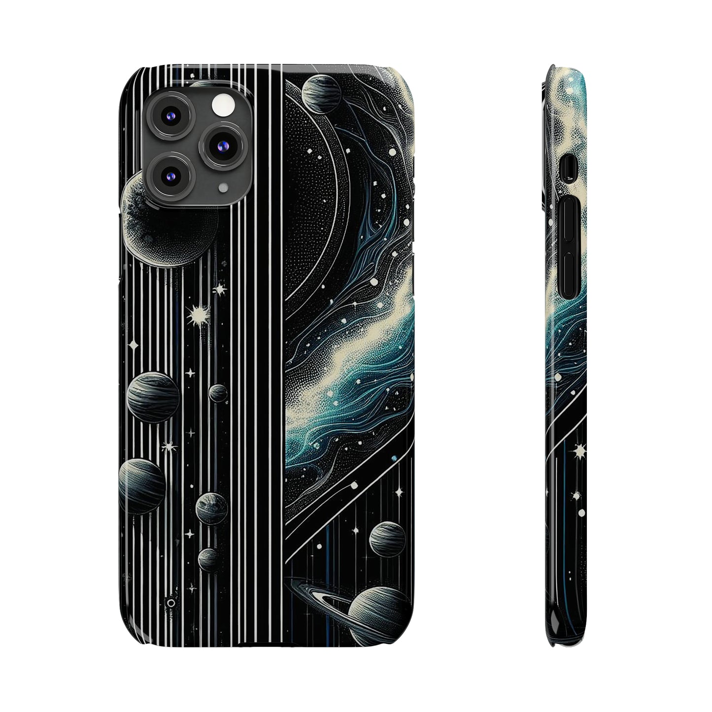 Galactic Pinstripe | Slim Phone Cases