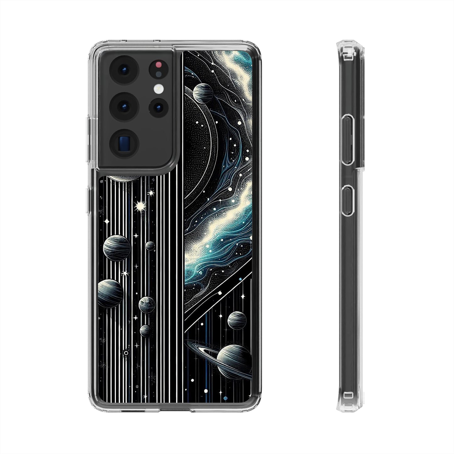 Galactic Pinstripe | Clear Cases