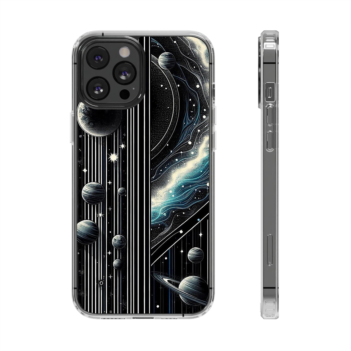 Galactic Pinstripe | Clear Cases