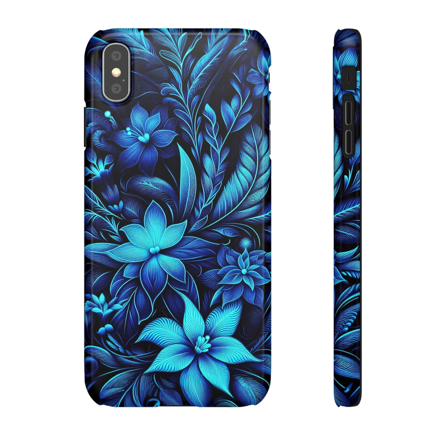 Botanical Blues | Snap Cases