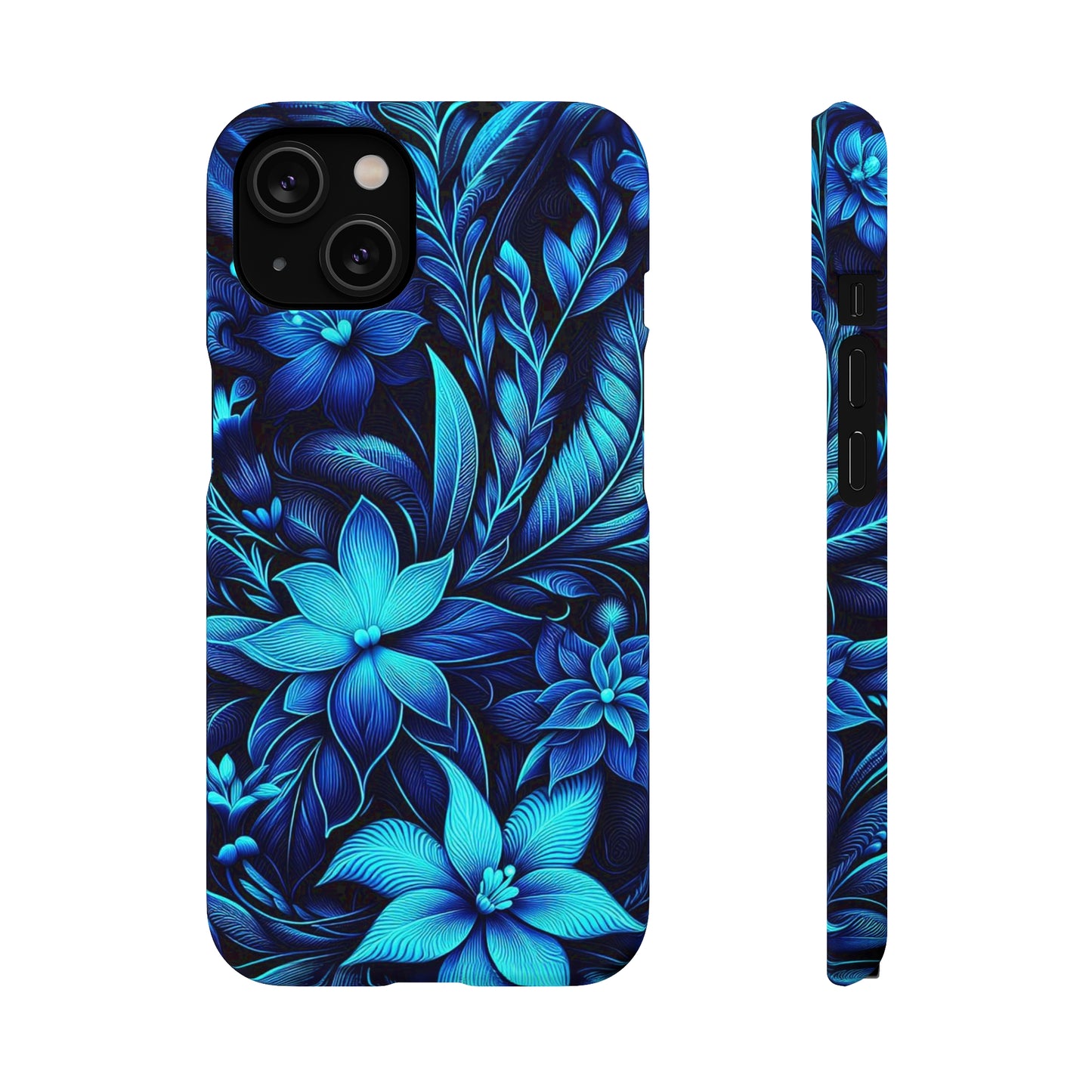 Botanical Blues | Snap Cases