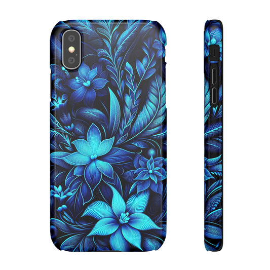 Botanical Blues | Snap Cases