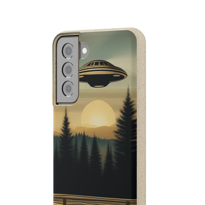 Ufo over Forest | Biodegradable Cases