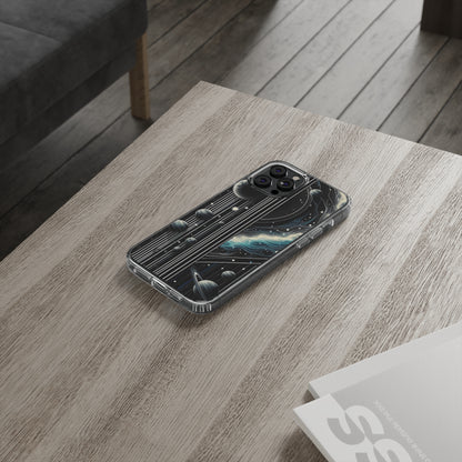 Galactic Pinstripe | Clear Cases