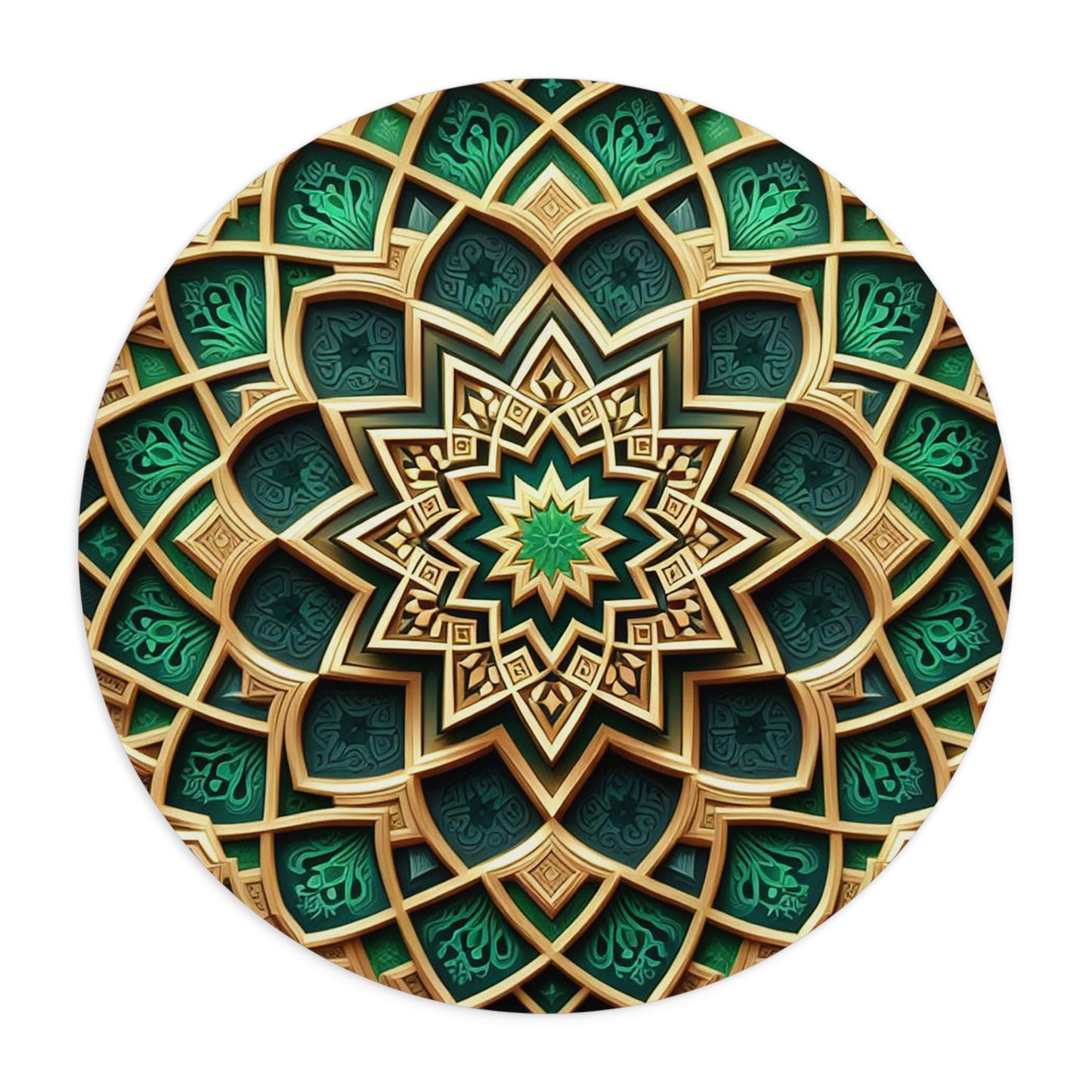 Emerald Lotus | Mouse Pad