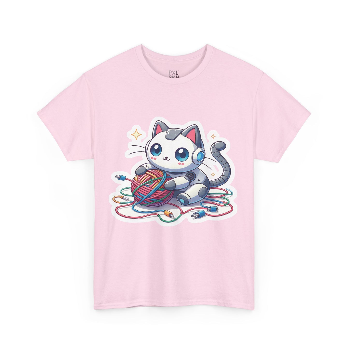 Cyber Cat | Unisex Heavy Cotton Tee