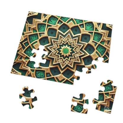 Emerald Lotus | Jigsaw Puzzle (30, 110, 252, 500,1000-Piece)