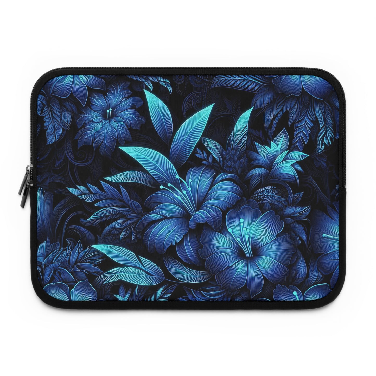 Cyan Blooms | Laptop Sleeve