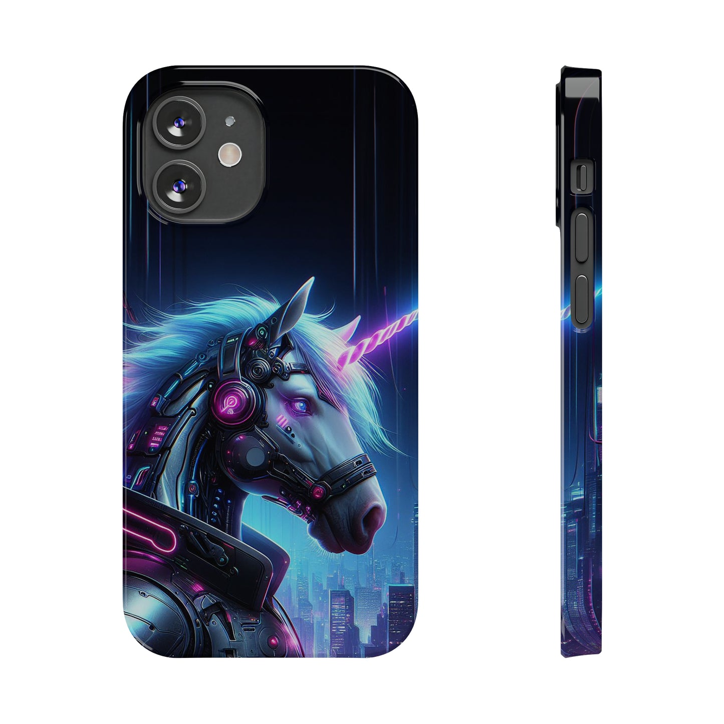 Neon Unicorn | Slim Phone Cases