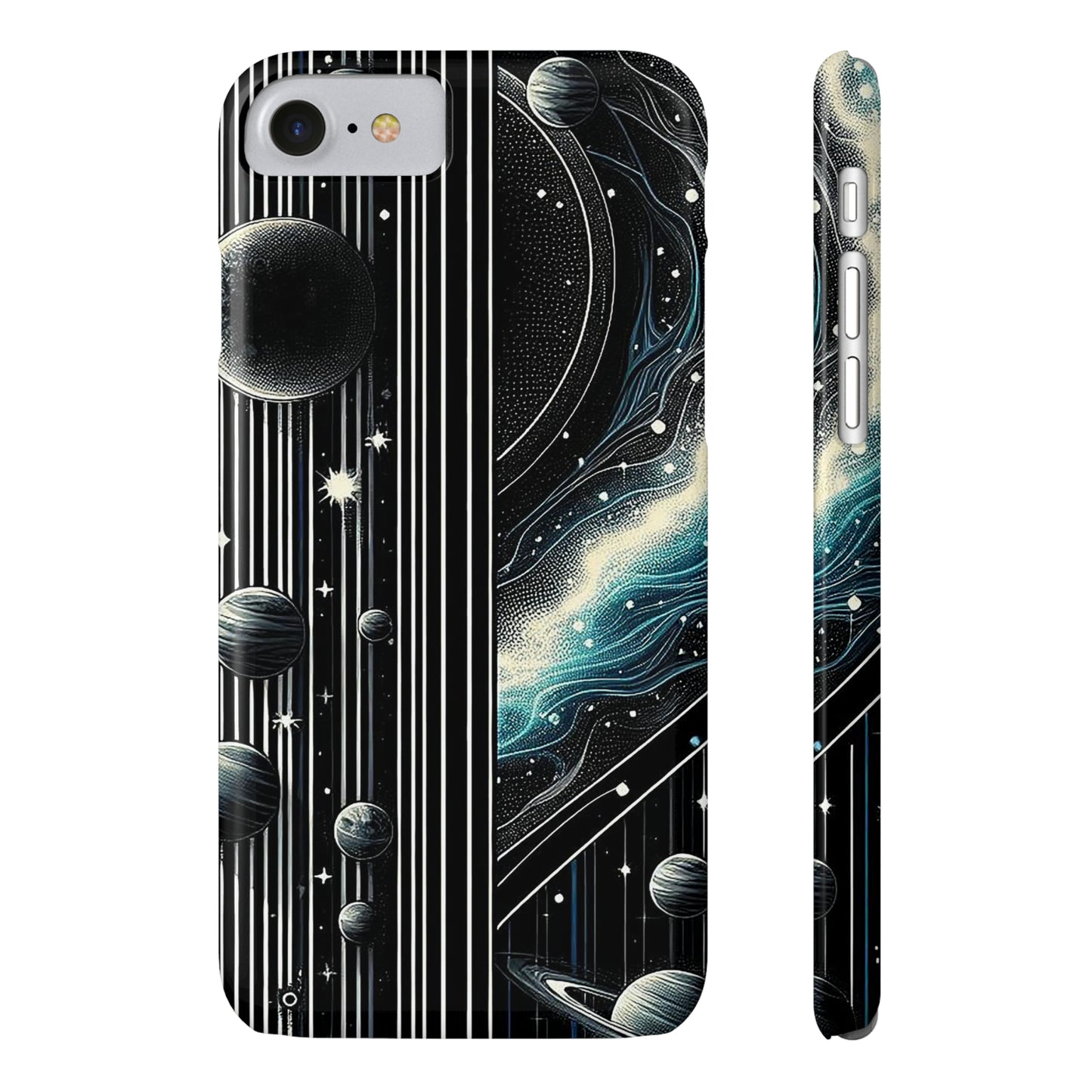 Galactic Pinstripe | Slim Phone Cases