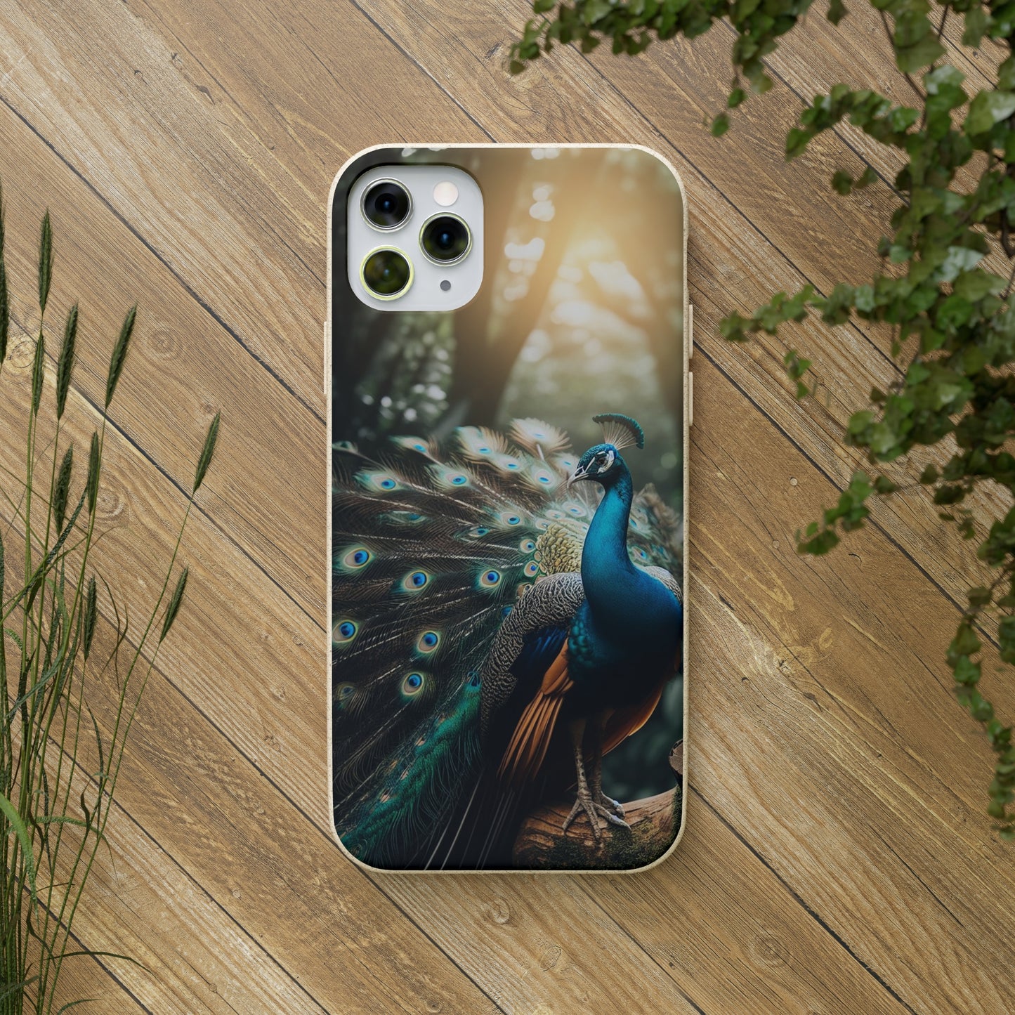 Peacock #3 | Biodegradable Cases