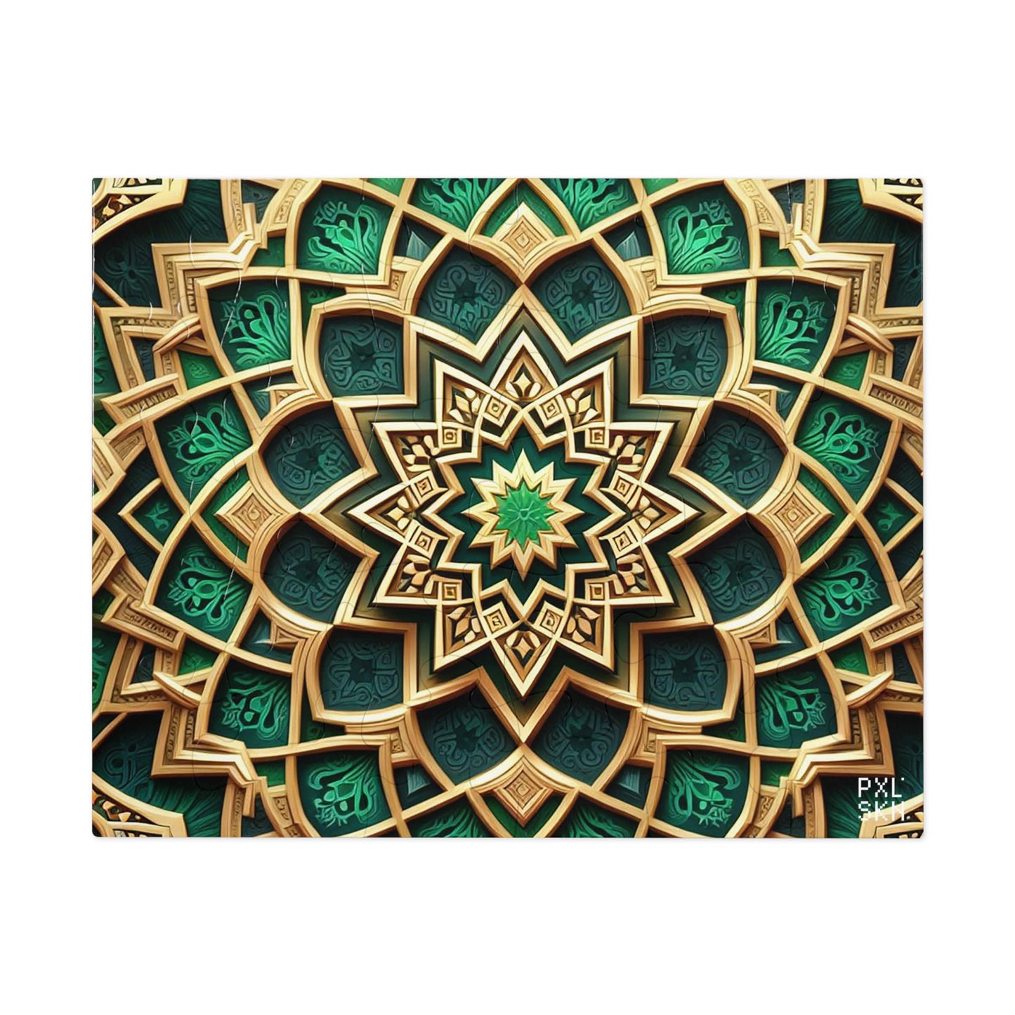 Emerald Lotus | Jigsaw Puzzle (30, 110, 252, 500,1000-Piece)