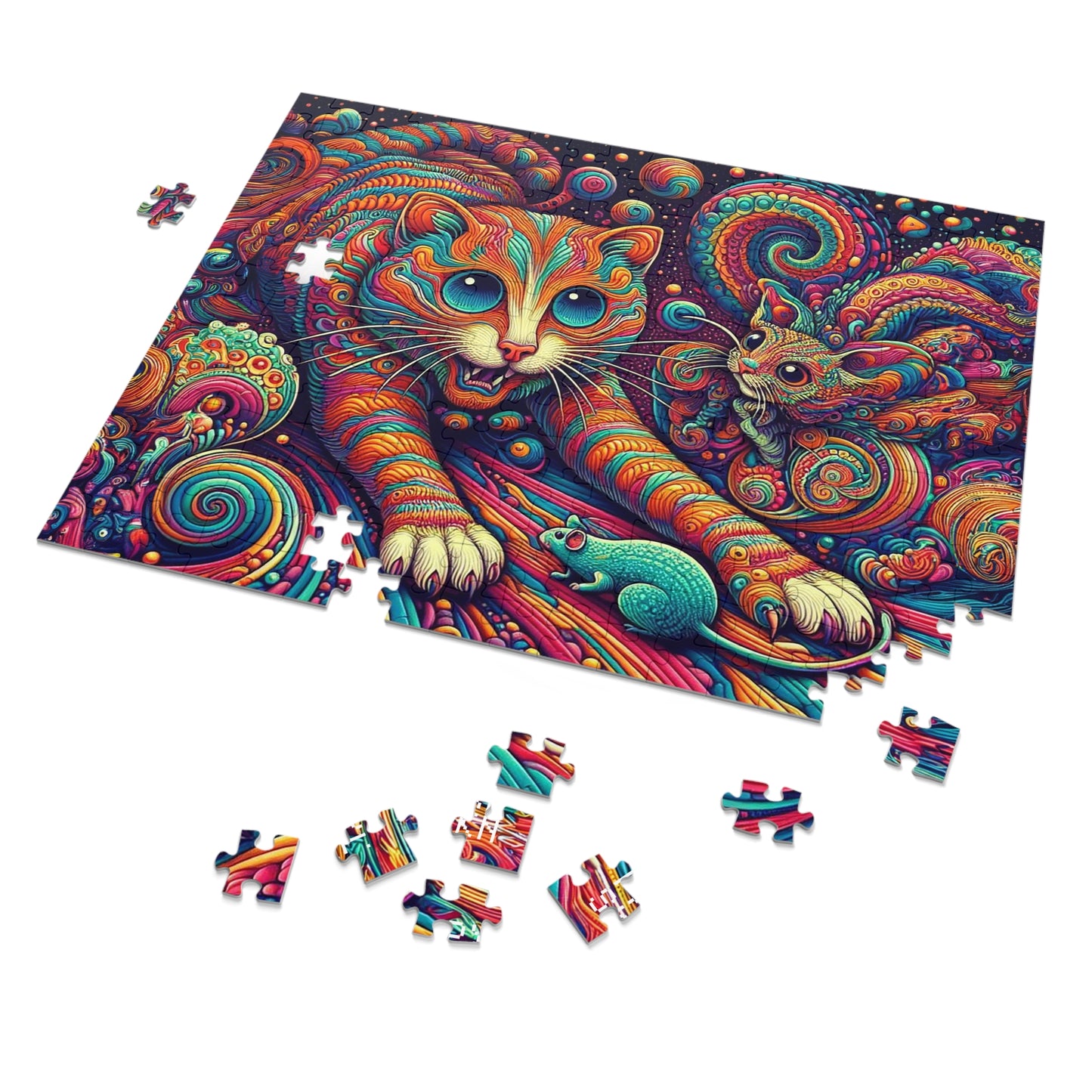 Acid Cat | Jigsaw Puzzle (30, 110, 252, 500,1000-Piece)