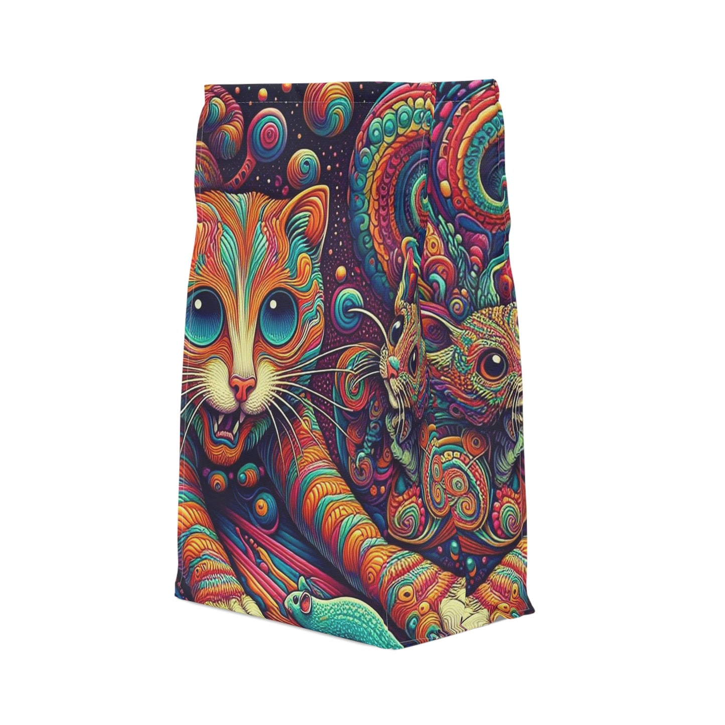 Acid Cat | Polyester Lunch Bag