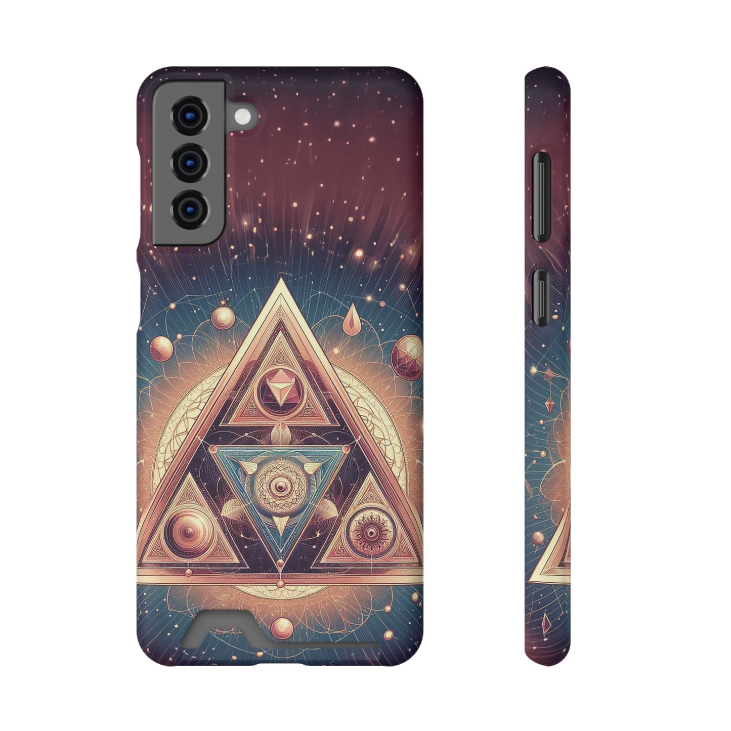 Divine Triangle | Phone Case With Card Holder