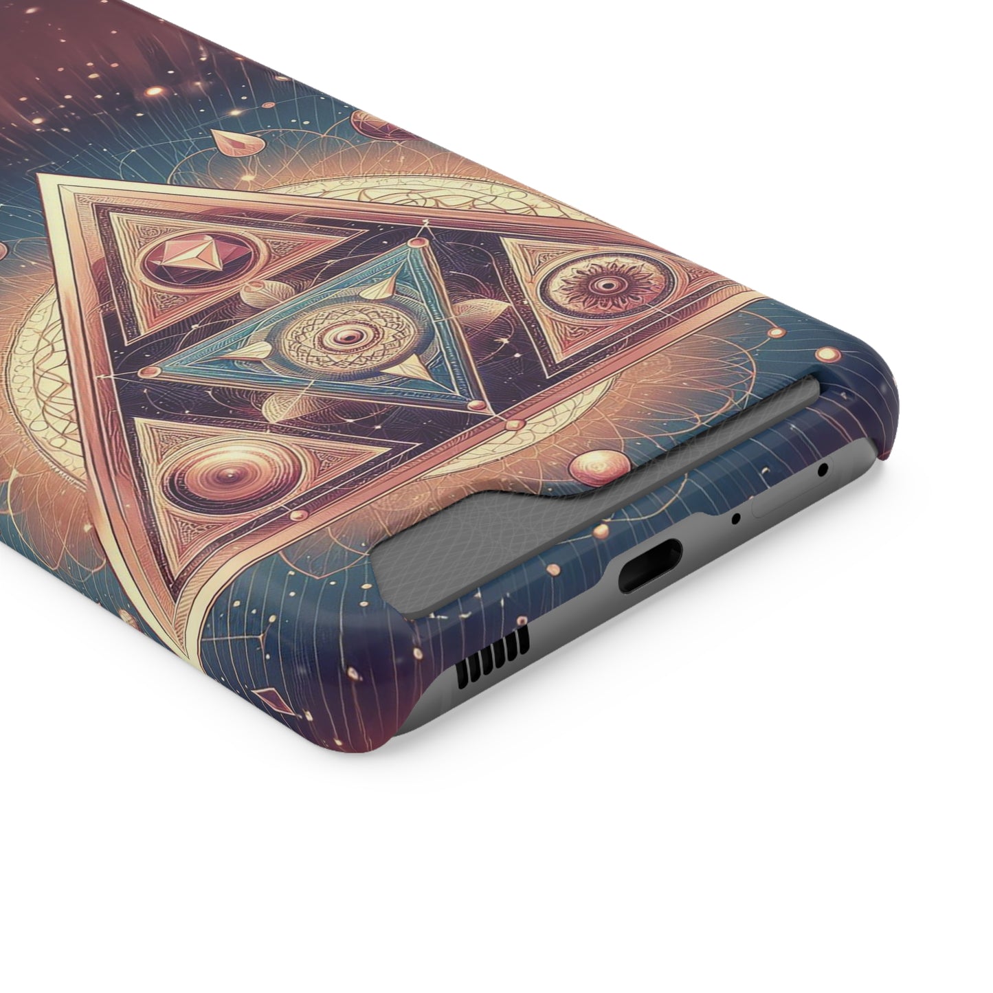 Divine Triangle | Phone Case With Card Holder