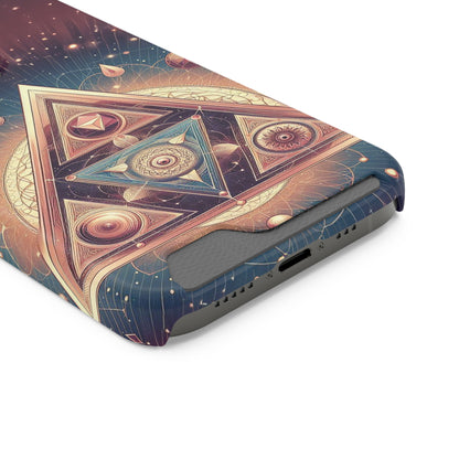 Divine Triangle | Phone Case With Card Holder