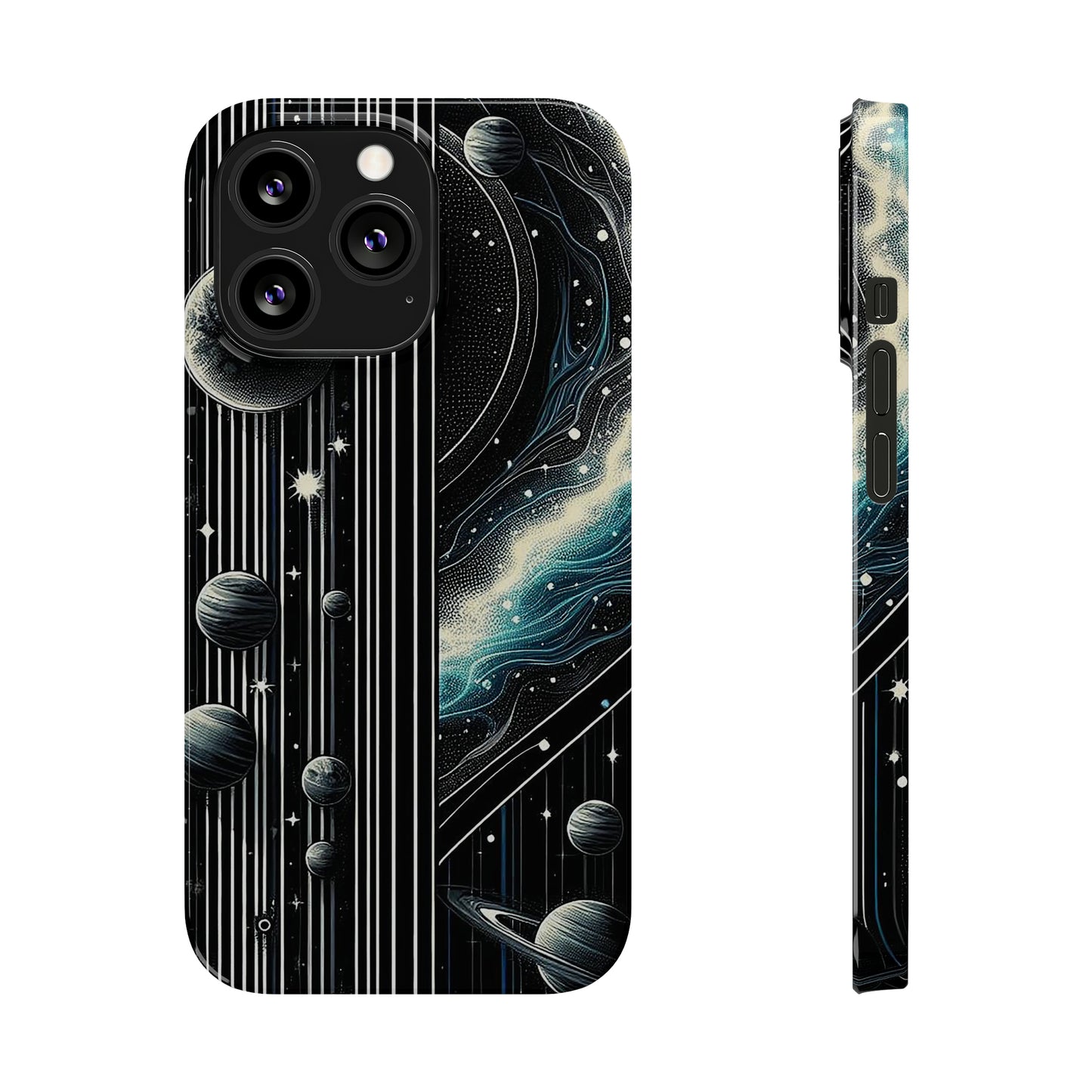 Galactic Pinstripe | Slim Phone Cases