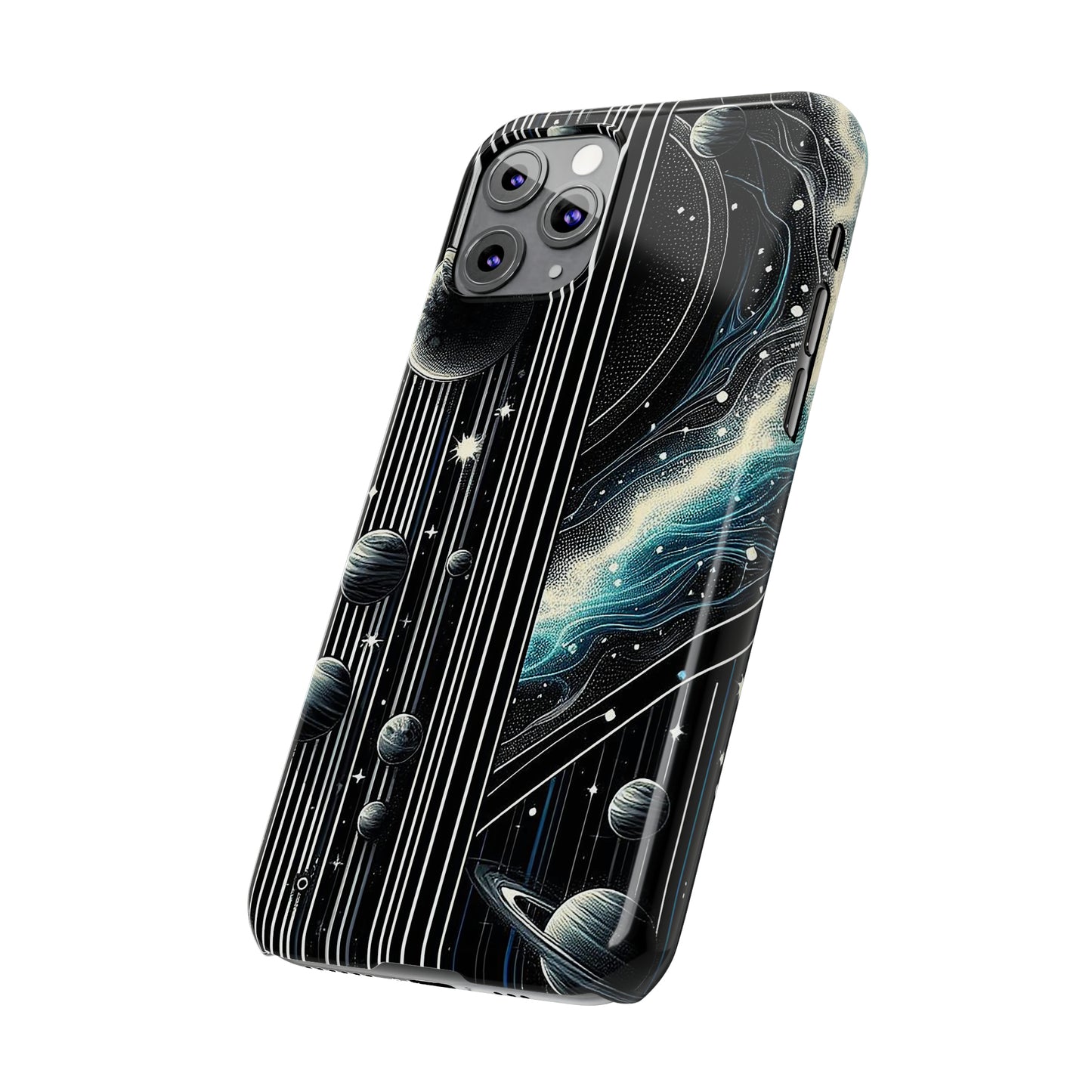 Galactic Pinstripe | Slim Phone Cases