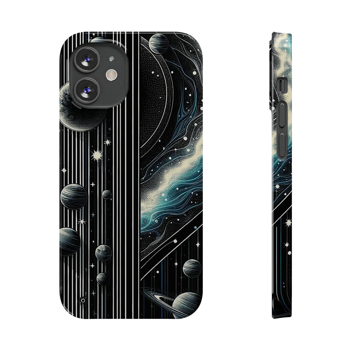 Galactic Pinstripe | Slim Phone Cases