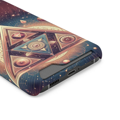 Divine Triangle | Phone Case With Card Holder