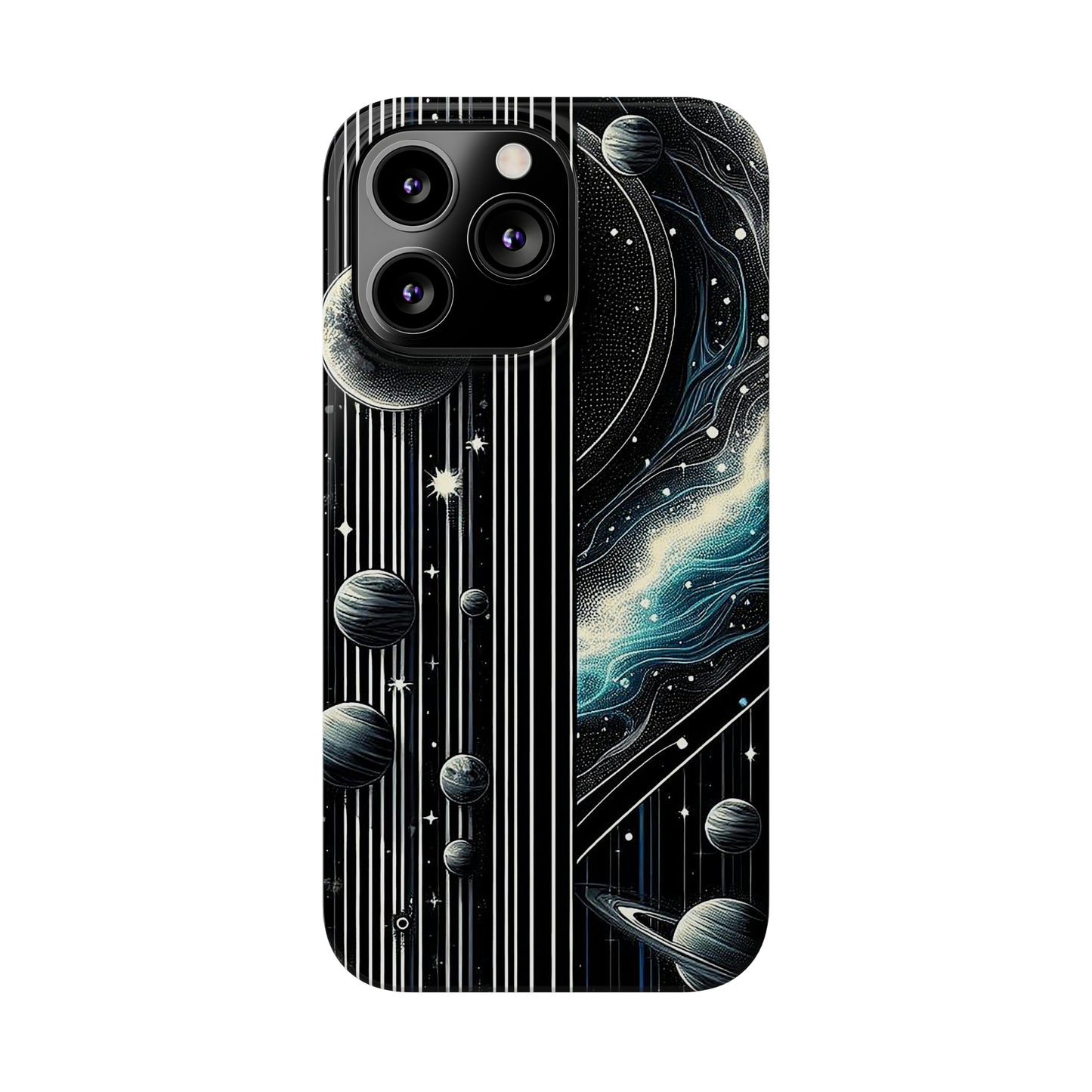 Galactic Pinstripe | Slim Phone Cases