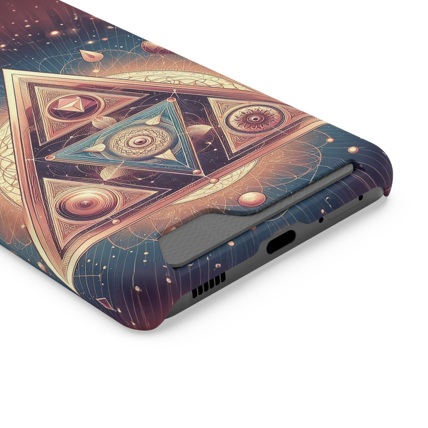 Divine Triangle | Phone Case With Card Holder