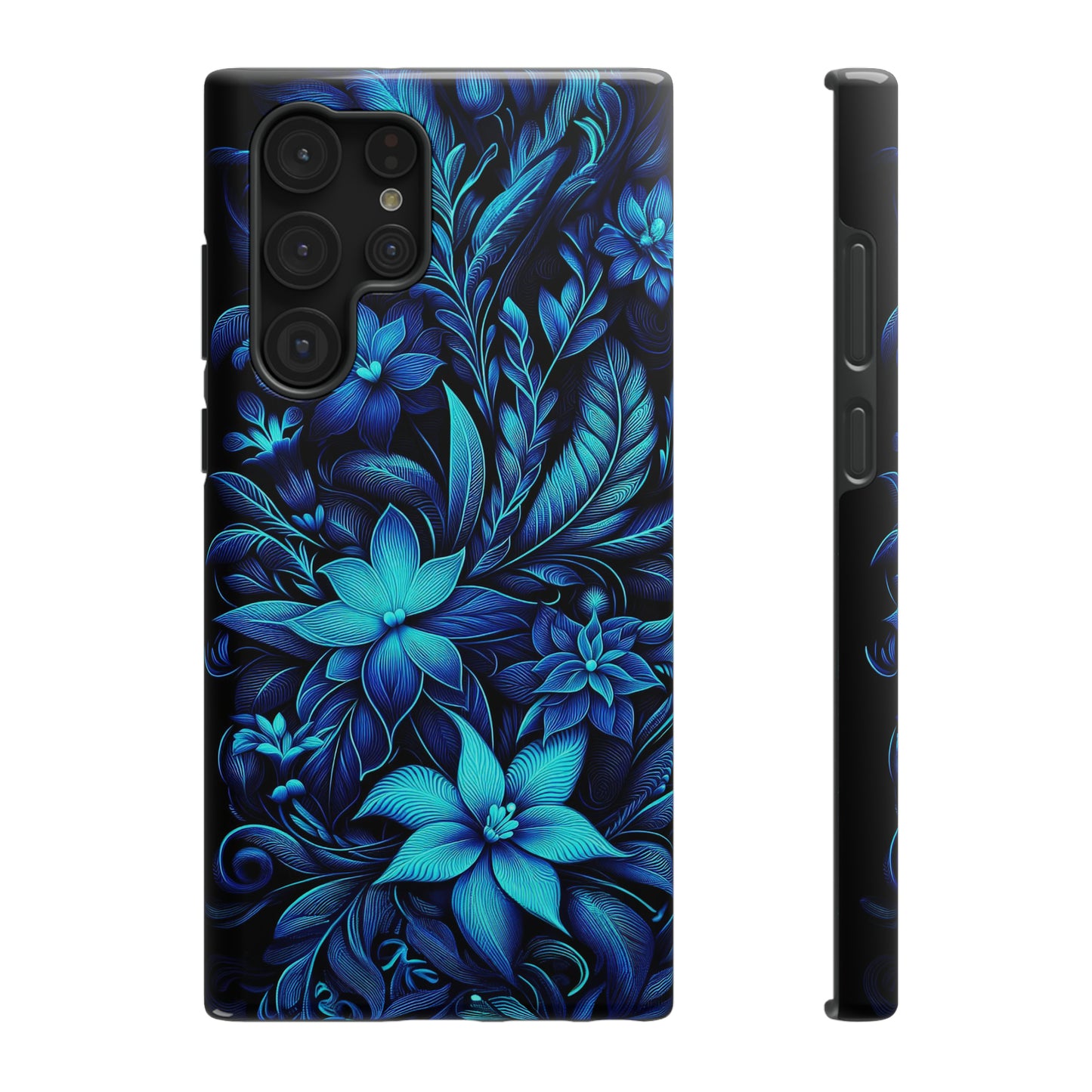 Botanical Blues | Impact-Resistant Cases