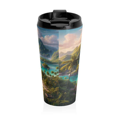 Blissful Island | Stainless Steel Travel Mug