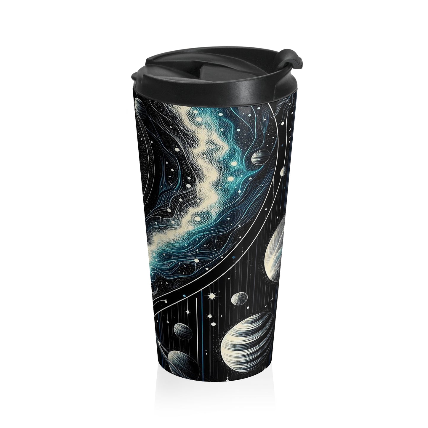 Galactic Pinstripe | Stainless Steel Travel Mug