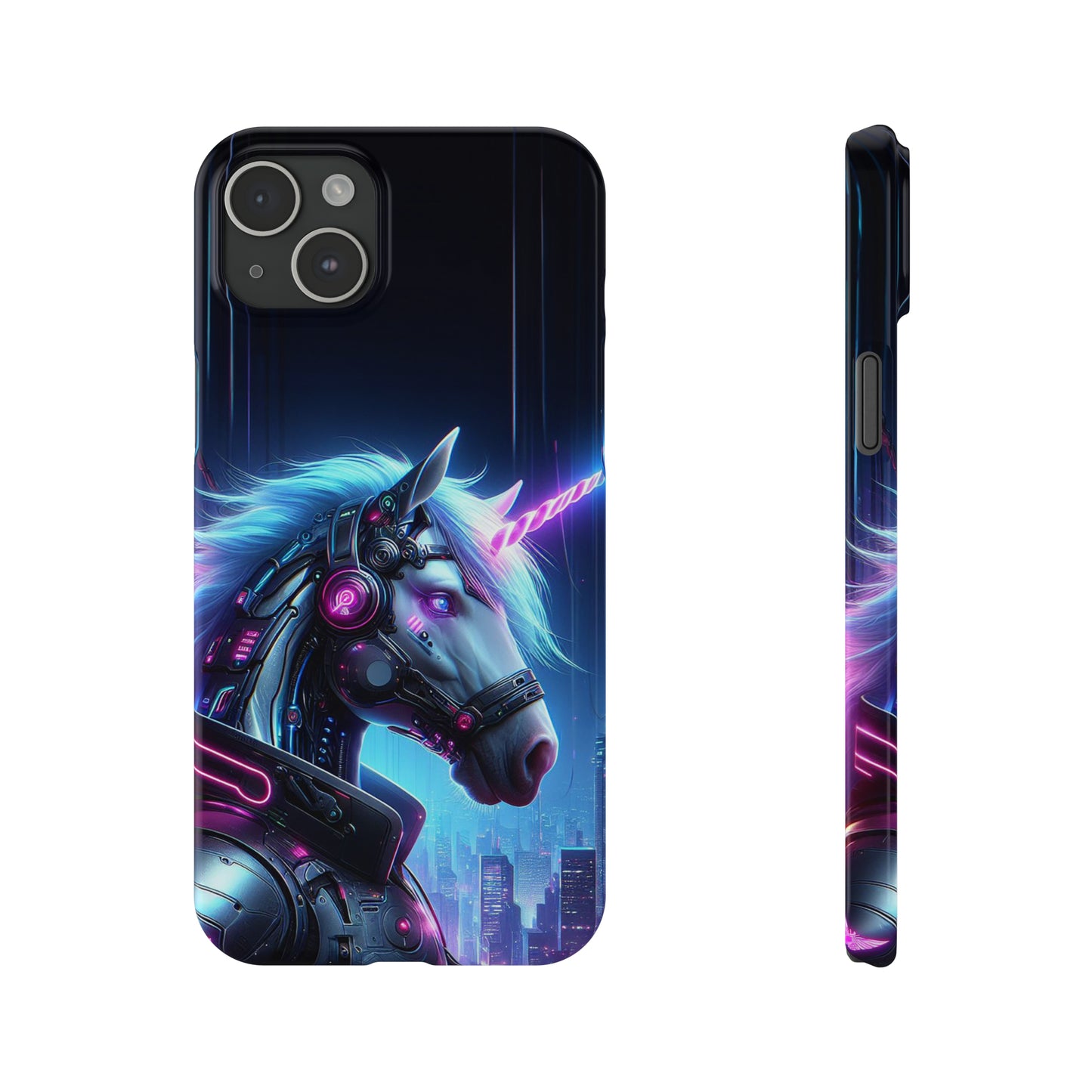 Neon Unicorn | Slim Phone Cases