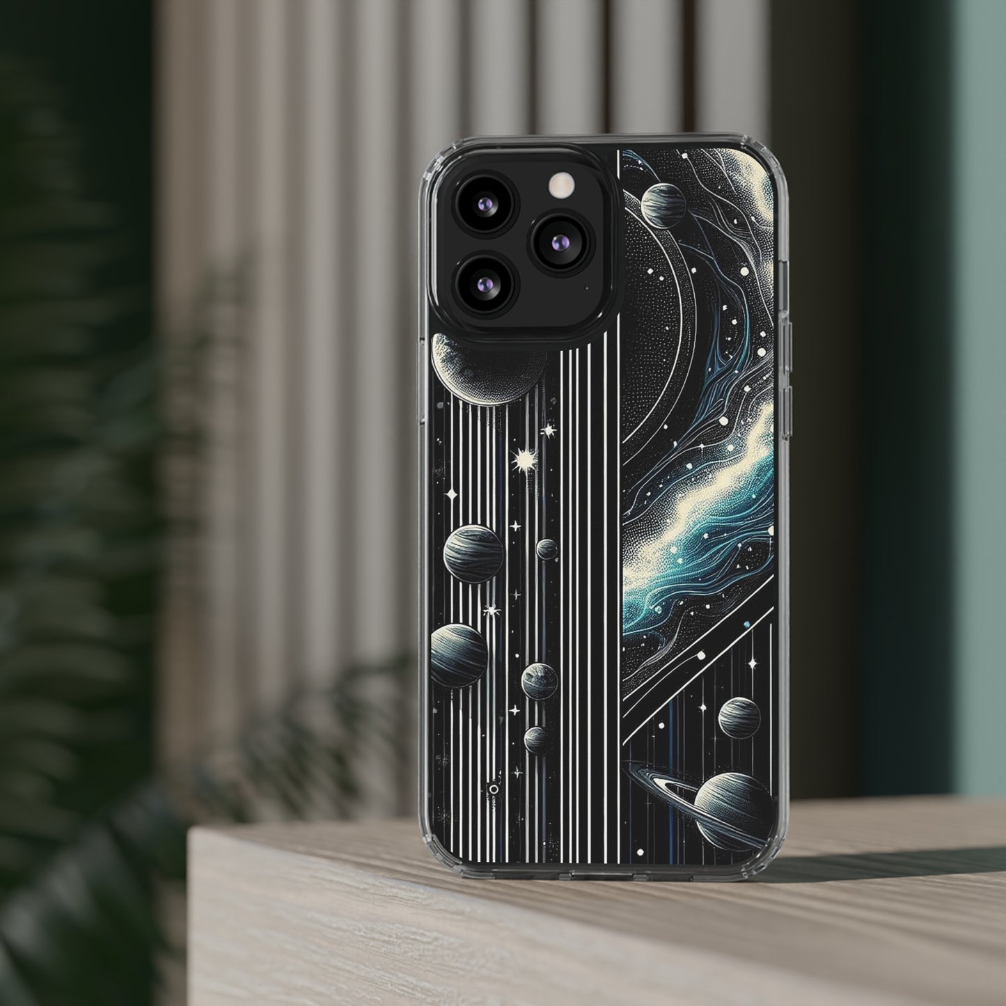 Galactic Pinstripe | Clear Cases